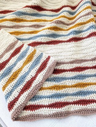 Autumn Waves Blanket