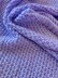 Double Moss Blanket in Aran or Chunky