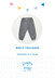Poppy & Jazz Birch Trousers  - Paper Pattern, Size Newborn - 6 years