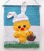 Easter bunny door hanger