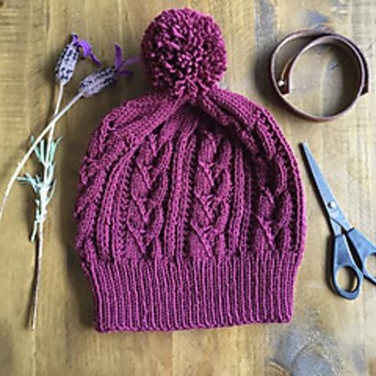 Twisted Lace Cabled Hat