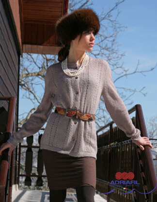 Grazia Cardigan in Adriafil Kid Mohair - Downloadable PDF