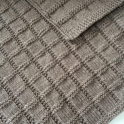 Patch Blanket Knitting Pattern