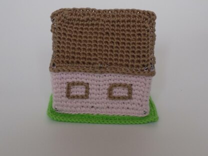 Crochet Amigurumi Toy House for Home Decor