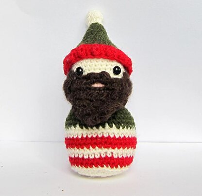 Santa, Mrs Claus and Christmas Elf Amigurumi