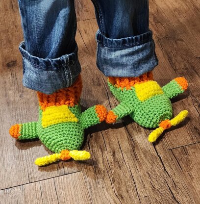 Airplane Slippers for Children