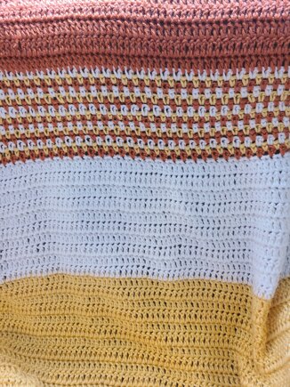 Candy Corn Afghan #2