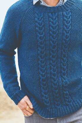 Men`s Jumper in Stylecraft Highland Heathers DK - 9867 - Downloadable PDF