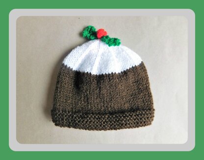 Christmas Pudding Baby Hat