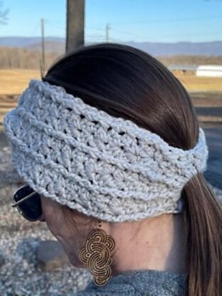 Rib Twist Ponytail Ear Warmers