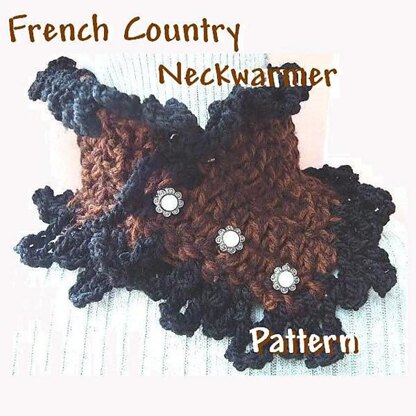 French Country Neckwarmer | Crochet Pattern by Ashton11