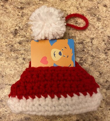 Santa Hat Gift Card Holder