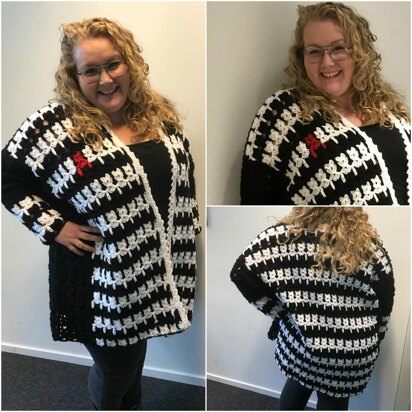 Cat in Stitches Cardigan