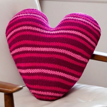 Pillow Talk in Red Heart With Love Solids - LW2984 - knitting pattern