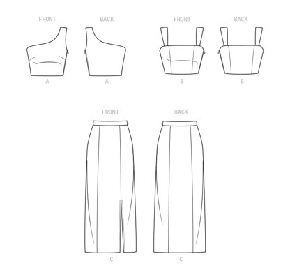 New Look Misses' Two-Piece Dresses 6741 - Paper Pattern, Size 6-8-10-12-14-16-18