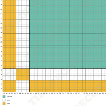 Chamomile Baby Blanket - Single Crochet PATTERN