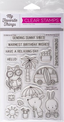 My Favorite Things Clear Stamps 4"X6" - Sunny Vibes