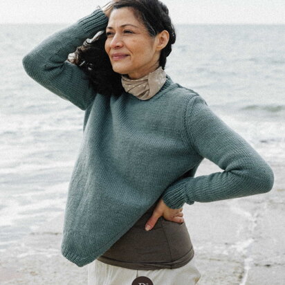 Minnow Sweater in Rowan Pebble Island - Downloadable PDF