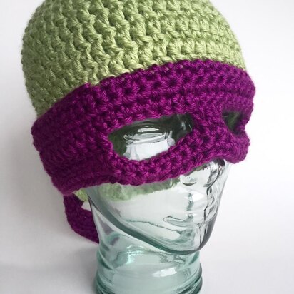 TMNT masked beanie