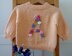 Floral Initial Embroidery Knitting Baby Sweater