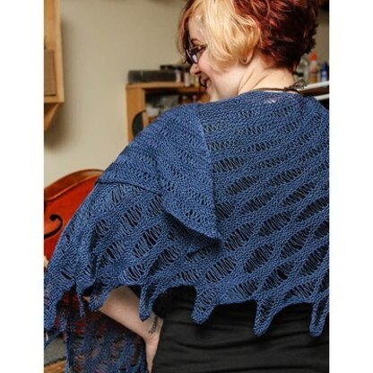 Valley Yarns 40th Anniversary 04 Mixed Tide Shawl