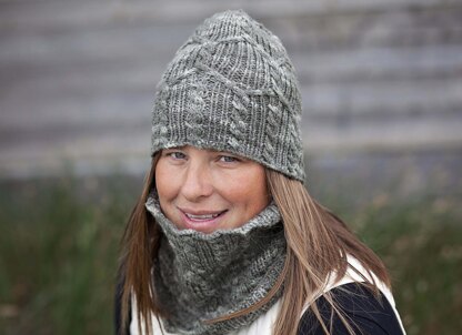 Interlock Hat and Cowl Set