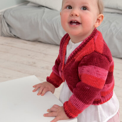 Baby Cardigans in Rico Baby So Soft Print DK - 217 - Downloadable PDF