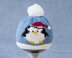 P146 Christmas Penguin Motif Hat