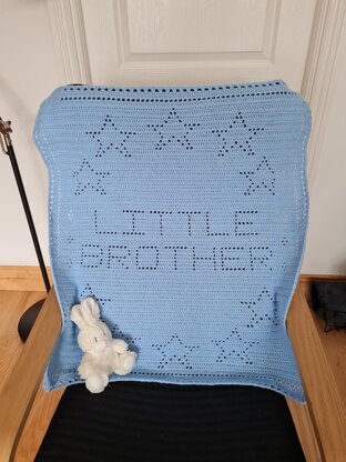 Little Brother Filet Blanket