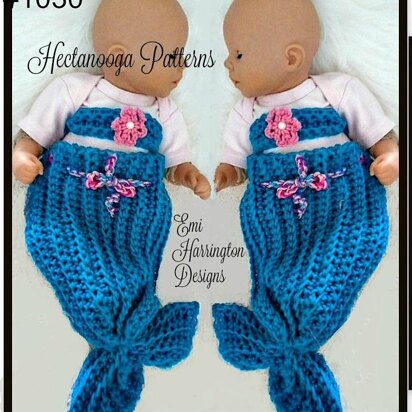 How to crochet a mermaid tail for dolls (portuguese/spanish) 