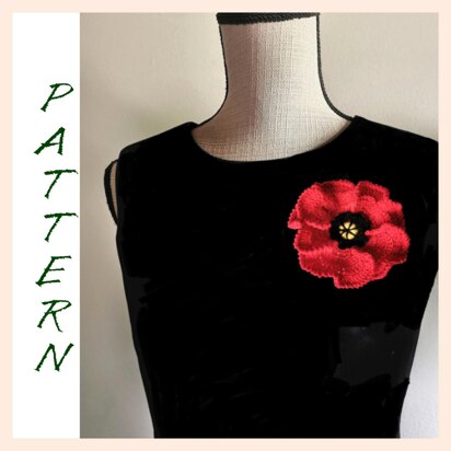 Poppy flower pattern