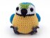 Amigurumi Blue and Gold Macaw