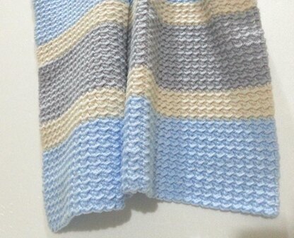 3 colors baby blanket