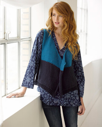 Veranda Vest in Lion Brand Vanna's Choice - L30221B