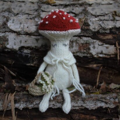 Amanita Mushroom Doll