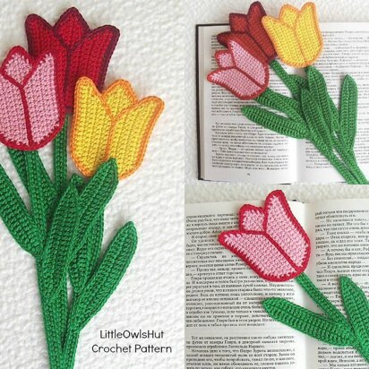 044 Tulip bookmark or decor Amigurumi Ravelry