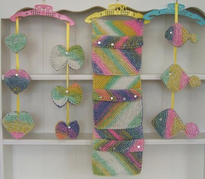 Nursery Tidy & Mobiles (allsquareknits)