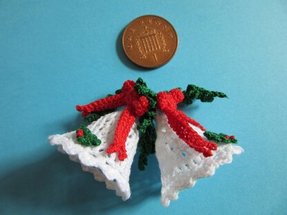 1:12th scale Crochet Christmas Bells