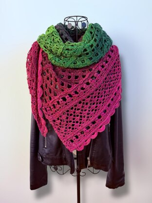 Triangular Scarf "Dryope"