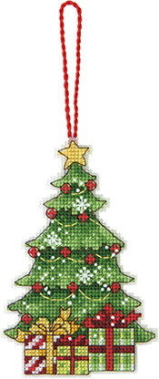 Dimensions Tree Ornament Cross Stitch Kit - 7.5cm x 12cm