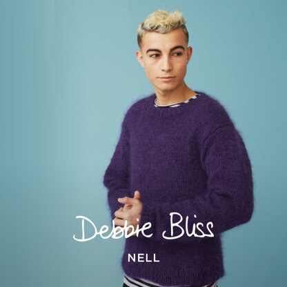 Super Simple Sweater - Knitting Pattern For Men & Women in Debbie Bliss Nell by Debbie Bliss