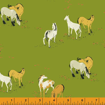 "West Hill" von Windham Fabrics - Horse Field I