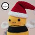 Bee In Christmas Hat Plush Toy Crochet Pattern