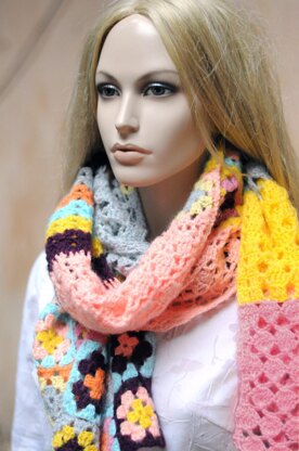 Eveline crochet scarf