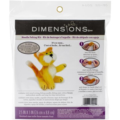 Dimensions Cat Needle Felting Kit