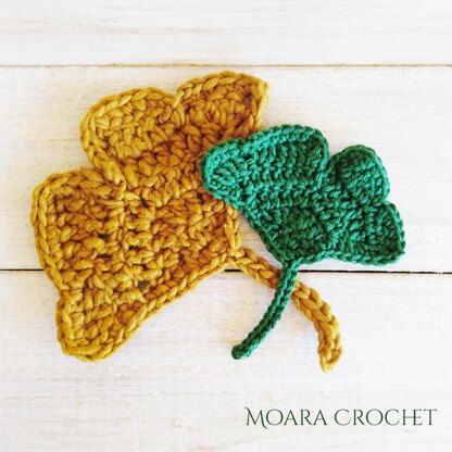 Crochet Ginkgo Leaf