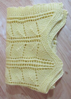 Lacy Leaves Baby Blanket