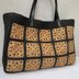 Granny square raffia bag