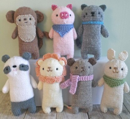 Knit Baby Animal Set