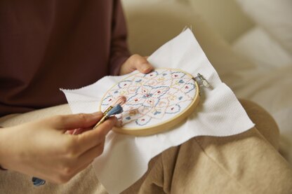 DMC Mindful Making: The Meditative Mandala Cross Stitch Duo Kit